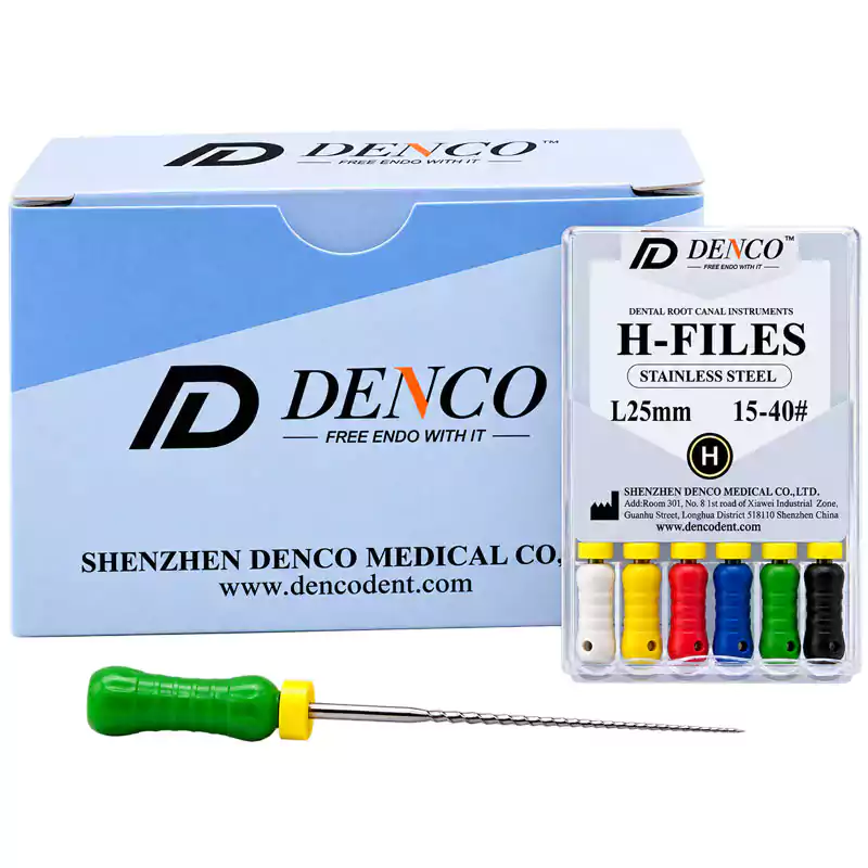 H فایل دنکو DENCO 25 میلی‌متری فایل دستی اندودانتیکس