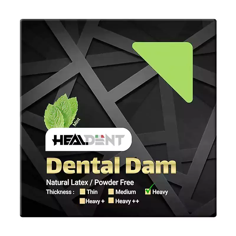 لاستیک رابردم HealDent هیلدنت ۱۵×۱۵ سانتی‌متر مناسب ایزولاسیون درمان‌های دندانپزشکی